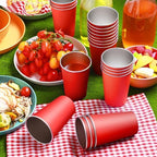 Mimorou 20 Pack 16 oz Stainless Steel Cups Metal Cup, Red - Image 5
