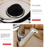 Stovetop Teapot For Home And Restaurant Stainless Steel Whistling Tea Kettle Stove Top, Pot(4.5L) - Image 4