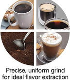 Hamilton Beach Professional Hamilton Beach Professional Stainless Steel Conical Burr Digital Coffee Grinder, 39 Adjustable Grind Settings, Black (80405) - Image 2