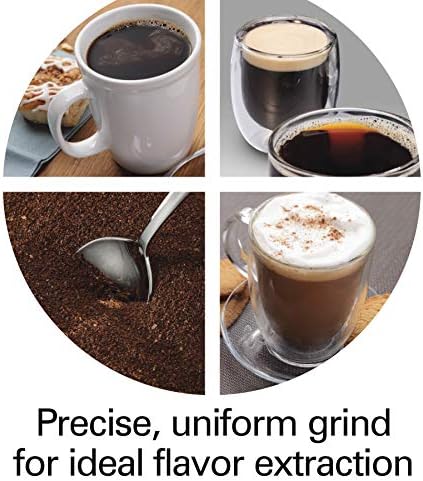 Hamilton Beach Professional Hamilton Beach Professional Stainless Steel Conical Burr Digital Coffee Grinder, 39 Adjustable Grind Settings, Black (80405) - Image 2