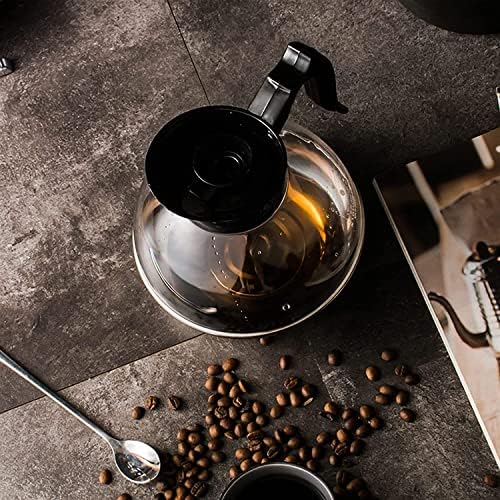 Percolator Coffee Pot Coffee Pot Stainless Steel Espresso Press Double Insulated Coffee Pot 1800ml - Image 4