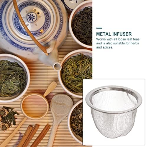 DOITOOL Replacement Teapot Strainer: 8pcs Stainless Steel Teapot Strainers Insert Tea Infuser Loose Tea Strainers for Tea Coffee Maker 6. 5 x 5 cm - Image 6