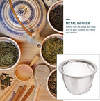 DOITOOL Replacement Teapot Strainer: 8pcs Stainless Steel Teapot Strainers Insert Tea Infuser Loose Tea Strainers for Tea Coffee Maker 6. 5 x 5 cm - Image 6