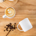 theterra Ceramic Coffee Mugs Set of 6, 14.2 oz Coffee Cups with Handle - Image 3