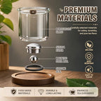 Magnetic Glass Teapot with Infuser, 25oz Borosilicate Tea Pot with Walnut Handle for Loose Leaf Tea, Office Home, Tea Lovers Gift - Image 2