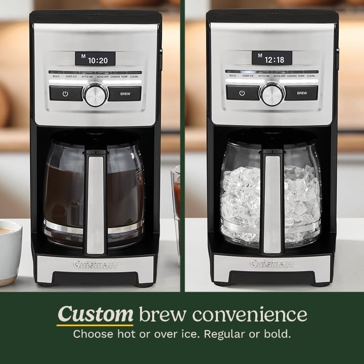 Cuisinart Personal Brew™ 12-Cup Coffee Maker, Automatic Coffee Machine, Programmable Coffee Maker for Home Brewing Convenience with Adjustable Brew Strength, Stainless Steel/Black, DCC-12 - Image 3