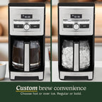 Cuisinart Personal Brew™ 12-Cup Coffee Maker, Automatic Coffee Machine, Programmable Coffee Maker for Home Brewing Convenience with Adjustable Brew Strength, Stainless Steel/Black, DCC-12 - Image 3