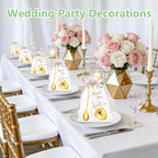 50 Sets Bridal Shower Tea Party Favor for Guests Leaf Tea Spoon Heart Tea Infuser for Loose Leaf Tea Steeper with Thank You Card Organza Bags for Wedding Decoration Gift Souvenirs (50, Gold) - Image 6