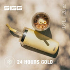 SIGG - Insulated Mug - Travel Mug Helia - With Durable Glass Straw & Cleaning Brush - Leakproof - BPA Free - 18/8 Stainless Steel - 15oz/20oz - Image 2