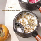 Cast Iron Teapot Stovetop Tea Pourer Milk Pot Milk Steamer 20 Ounce - Image 3