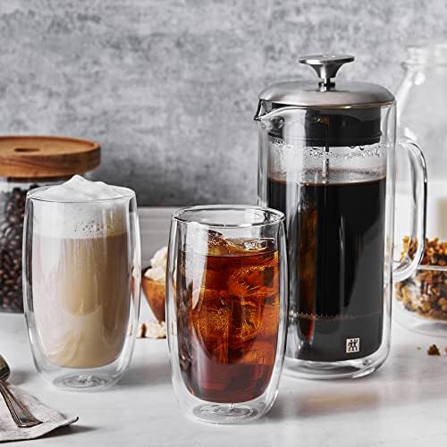 ZWILLING Sorrento Double Wall French Press and Latte Glass - Image 4