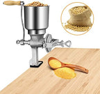Cast Iron Manual Grain Grinder Adjustable for Corn Coffee Wheat Nut, 2 PCS - Image 5