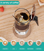 Coffee Gator 9 Cup Moka Pot, 15oz Stovetop Espresso Maker, Coffee lovers - Image 5