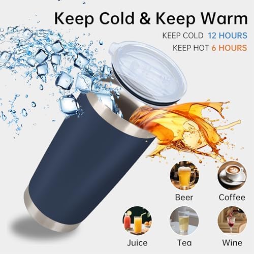 IEOVIEE 32 Pack 20oz Stainless Steel Insulated Bulk Tumblers with Lid&Straw - Image 6