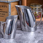 Gravy Boat Stainless Steel Milk frothing jug 150ML 350ML Espresso Coffee Pitcher Barista Craft Coffee Milk Frothing Jug Pitcher Sauce Jug (Color : 350ML) - Image 2