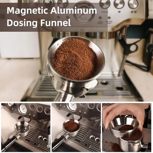 54mm Espresso Accessories Kit - 54mm Tamper Suitable for 54mm bottomless portafilter and 4 OZ Espresso Cups Set of 2 - WDT Tool Dosing Funnel Espresso Machine Accessories Distribution Tool - Image 7