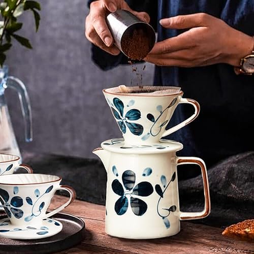 Ceramic Dripper Pouring Over Coffee Brewer Precise Extraction Brewing Funnel for Home Ceramic Pouring Over Filter Dripper - Image 2