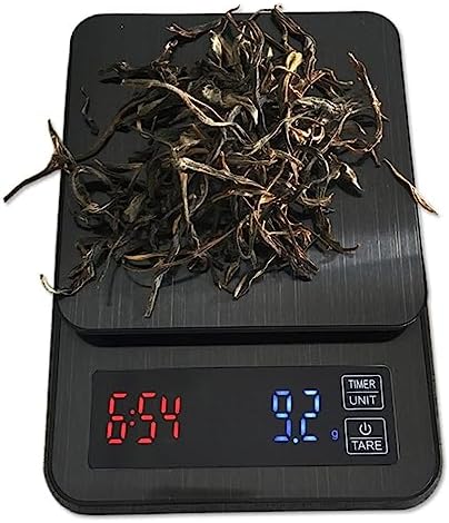 HEALLILY 5kg Electronic Coffee Scale Timer High Precision Digital Kitchen Food Scale for Cooking Baking Capacity USB Powered Black for Espresso Grain Weighing by HEALLILY