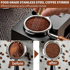 23Pcs Espresso Machine Accessories Set, 51mm Coffee Espresso Tamper Kit - Image 6