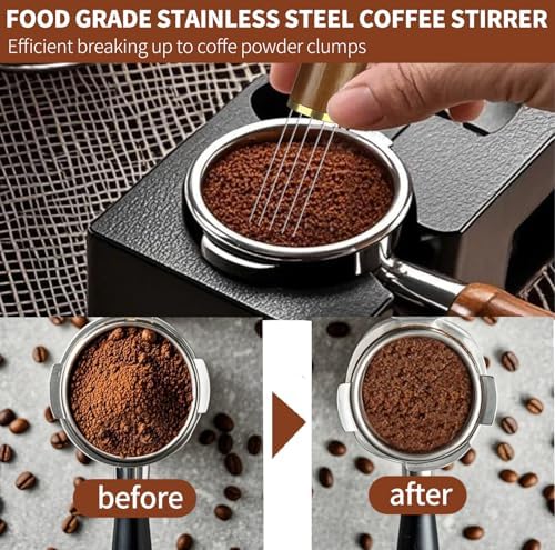 23Pcs Espresso Machine Accessories Set, 51mm Coffee Espresso Tamper Kit - Image 6