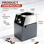 58mm Automatic Coffee Filter Holder Cleaner with 3 Types of Heads, Professional Coffee Grounds Cleaning Machine for Home and Commercial Use 220V - Image 2