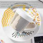 Coffee Mug Cup,Reflection Mug, Mirror Cups and Saucers, Anamorphic Cup and Saucer, Optical Illusion Cup and Saucer, for Cappuccino, Milks, Espresso, Tea, Coffee(Size:Horse) - Image 5