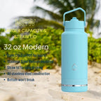 Infusion Pro Fruit Infuser Water Bottle, 32 oz Stainless Steel - Image 2