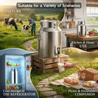 201 Stainless Steel Milk Bucket with Spigot 5L Water Jug Dispenser Can Pail - Image 6