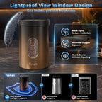 Veken Electric Vacuum Coffee Canister with Window, Auto-Seal Container,19OZ - Image 4