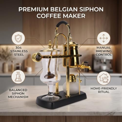 Pssopp Stainless Steel Coffee Siphon Rich Flavor Rich Flavor - Image 3