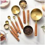 Wooden Handle Stainless Steel Coffee Measuring Spoon, 1/4Pcs - Image 6