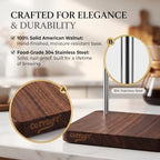 Pour Over Coffee Maker Stand with American Black Walnut Base, Stainless Steel Adjustable Dripper Holder, Wooden Brewing Station, Cone Brewer Rack, Barista Accessories & Kitchen Coffee Décor - Image 6