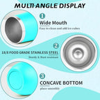 12oz Stemless Wine Tumbler with Lid Double Wall Insulated Wine Cup Stainless Steel Glasses Tumbler with Straw Insulated cocktail Tumbler Coffee Mug for Hot and Cold Beverages (Multicolor-11,6Pack) - Image 6