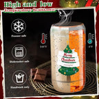 Umigy 12 Pack Christmas Glass Cups 16 oz Drinking Glasses,Vibrant Style - Image 3