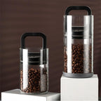 Glass Vacuum Sealed Coffee Bean Storage Canister Moisture Proof - Image 2