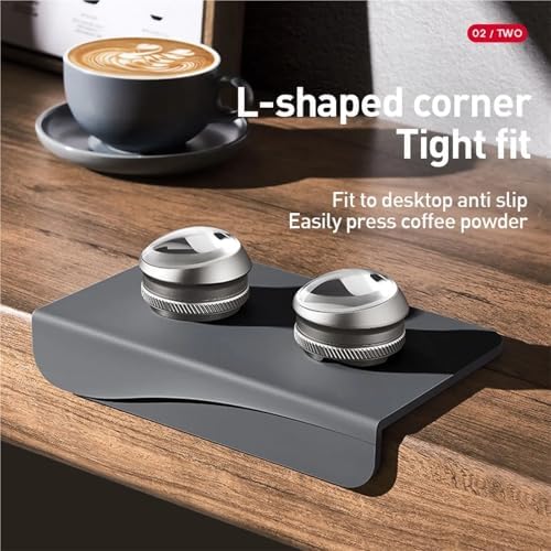 Silicone Coffee Tamping Mat Flexible Espresso Barista Accessory Tamper Pad Accessories(Grey Large) - Image 7