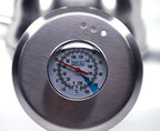 Pour Over Coffee Kettle with Thermometer 1.2L - Gooseneck Hand Grip - Premium Stainless Steel - Bonus Coffee Scoop - Image 2