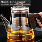 Small 25.4oz Enchanted Glass Teapot, YJX Magnetic Brewing Tea Pot Designed for Convenience, Witchcraft Magic Tea with Infuser for Loose Leaf and Herbal Teas(750ml) - Image 5
