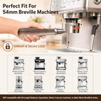 54mm Bottomless Portafilter, Compatible with Breville - Image 3