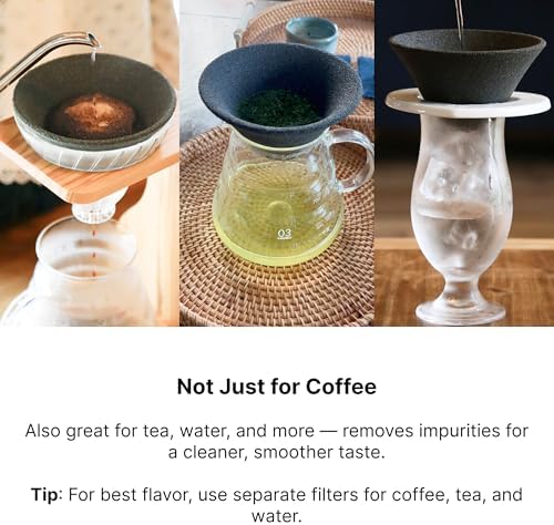 Cera Filter Coffee FilterJapanese Ceramic Filter Dripper, Reusable, Arita Porcelain - Image 6