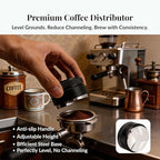 8 PCS Espresso Accessories Kit, 53.3mm Espresso Tamper 54mm Portafilter Compatible, Espresso Tamping Station, WDT Tool Needle Distributor, Magnetic Dosing Funnel, Puck Screen, Coffee Bar Tool Set - Image 5