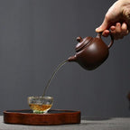 Tea Pots For Loose Tea Chinese Creative Purple Clay Kettle, Household Tea Maker, Portable Travel Teapot, Tea Kettle, Handmade Tea Ceremony Supplies 240ML Tea Infuser Pot - Image 6