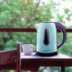 1 Liter Stainless Steel Cordless Electric Kettle – Fast Boil Hot Water Heater with Auto Shut-Off, BPA-Free, 360° Swivel Base, for Tea, Coffee & Instant Meals (Blue) - Image 2