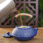 Cast Iron Teapot,34oz/1000ml Japanese TetsubinTea Pot with Infuser - Image 6