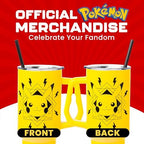 Silver Buffalo Pokémon Pikachu, Stainless Steel Tumbler, 40oz - Image 5