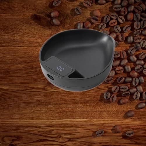 Coffee Scale Kitchen Scale Espresso Scale Pour Over Scale with 0.1g Precision and Led Screen Rechargeable Compact Body Suitable for Pour Over, Black - Image 5