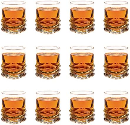 Vikko Shot Glasses, 2.75 Ounce Shot Glass Set of 12 Small Liquor and Spirit Glasses, Durable Tequila Shot Glasses For Alcohol and Espresso Shots by Vikko