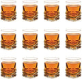 Vikko Shot Glasses, 2.75 Ounce Shot Glass Set of 12 Small Liquor and Spirit Glasses, Durable Tequila Shot Glasses For Alcohol and Espresso Shots by Vikko