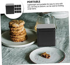 Healifty 20pcs Portable Metal Tin Square Tea Containers Stackable Loose Leaf Tea Tins for Easy Storage Organization for Home Office and Tearoom Use - Image 4