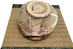 Hand-made Japanese Mino Ware Ceramic Matcha bowl Engraved with Lines Pattern 4.45 Inches Diameter Tea Cup for Tea Ceremony from Japan (Navy) - Image 5
